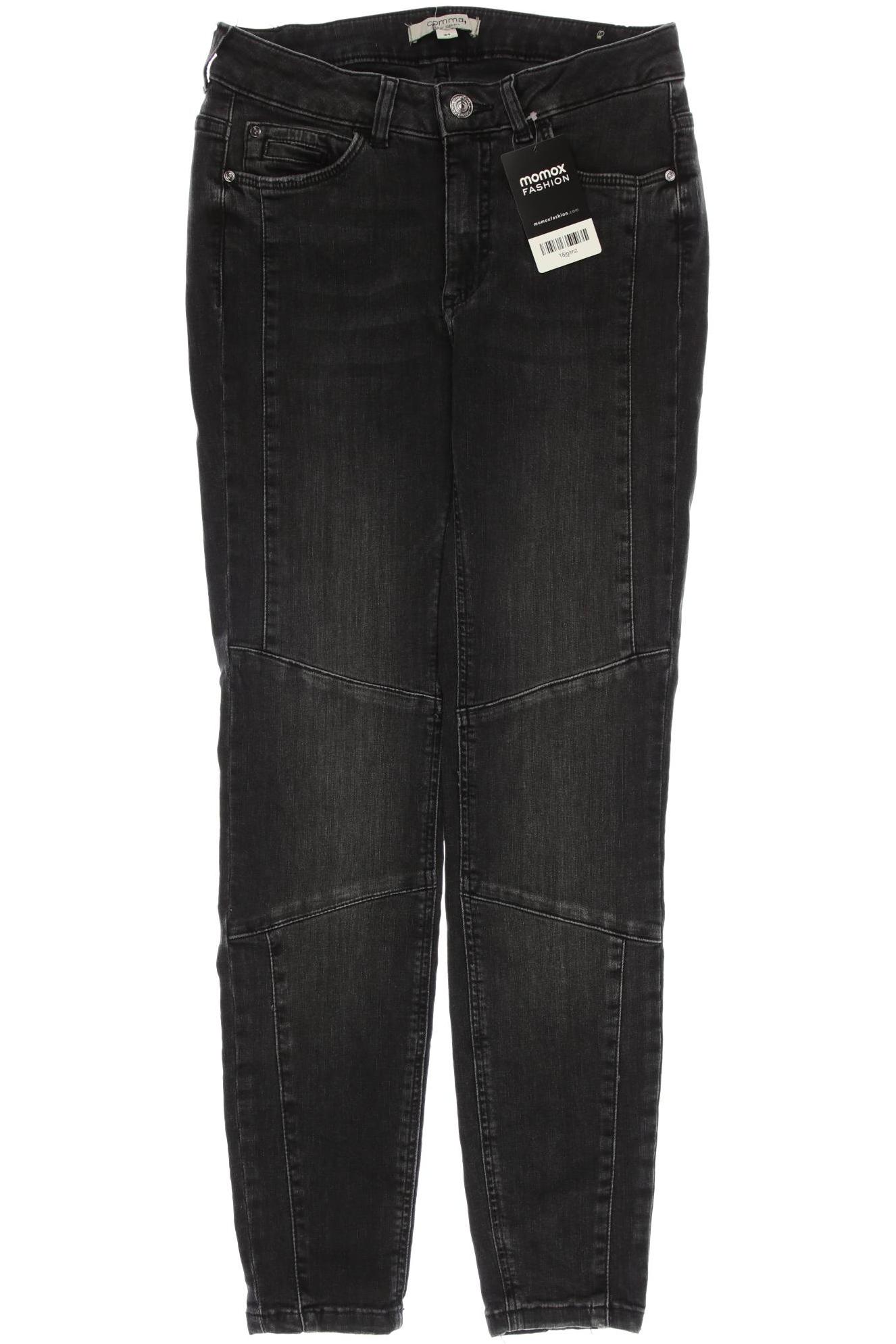 Comma Damen Jeans, schwarz von comma