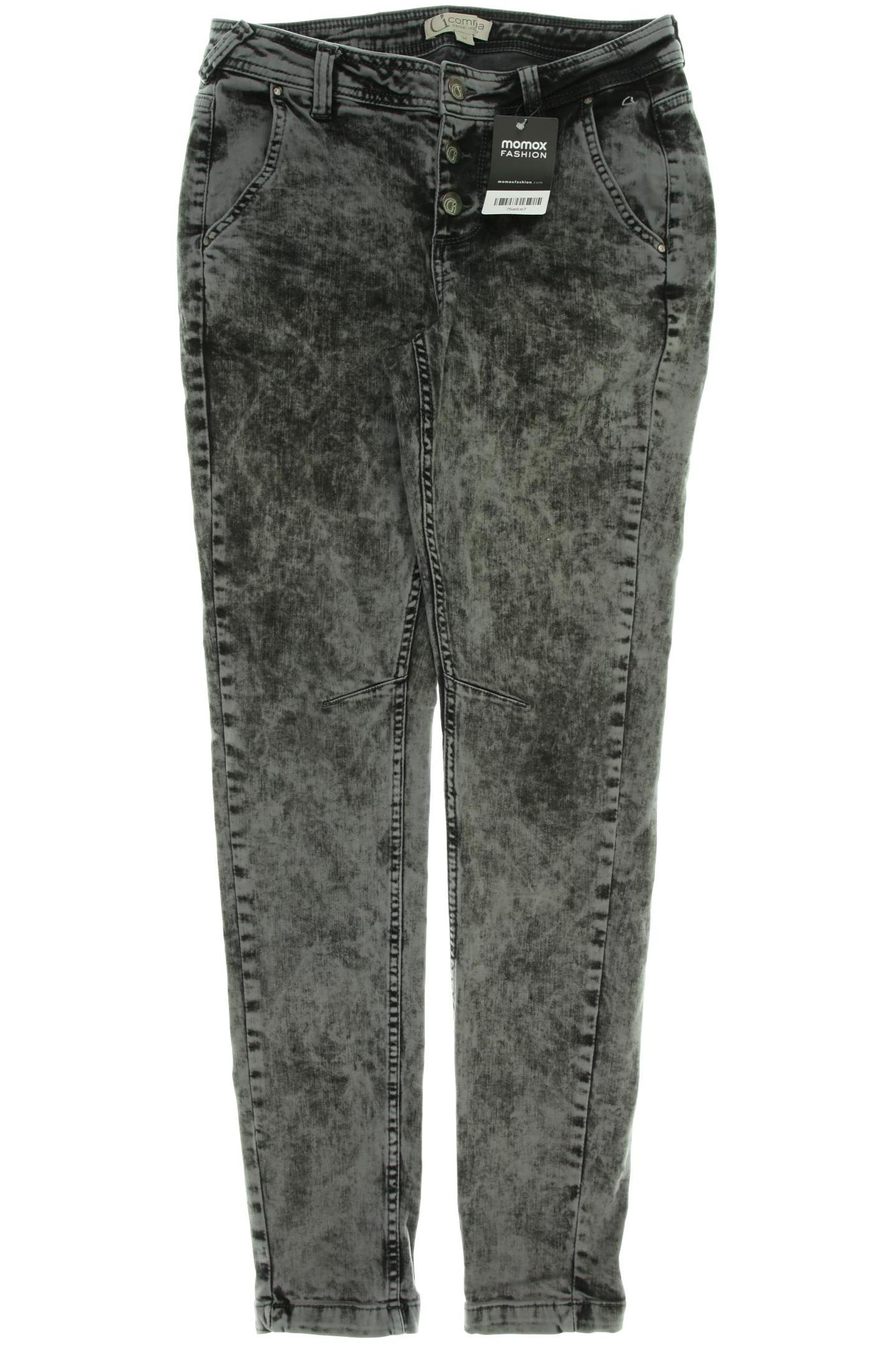 Comma Damen Jeans, grau von comma