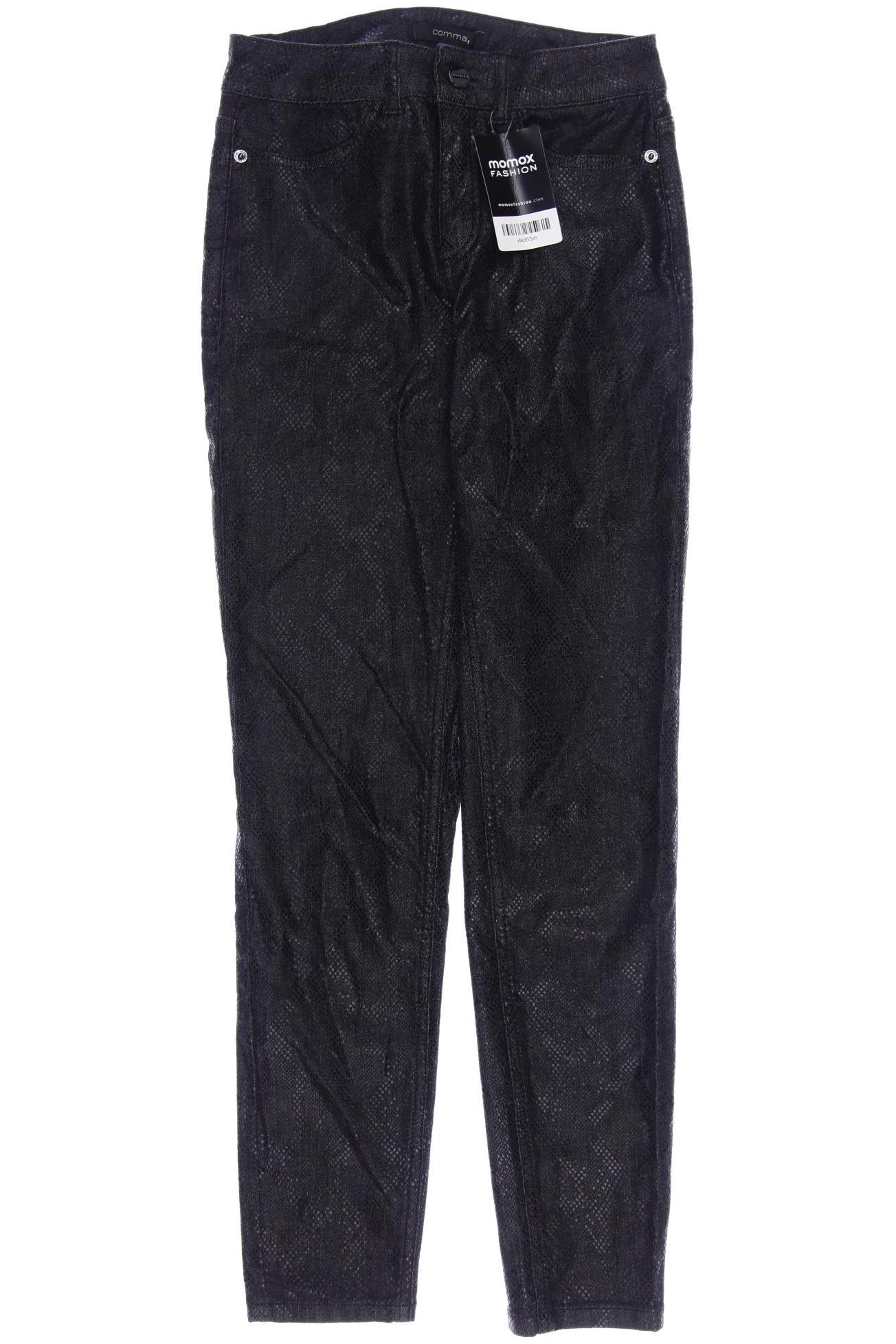 Comma Damen Stoffhose, schwarz von comma