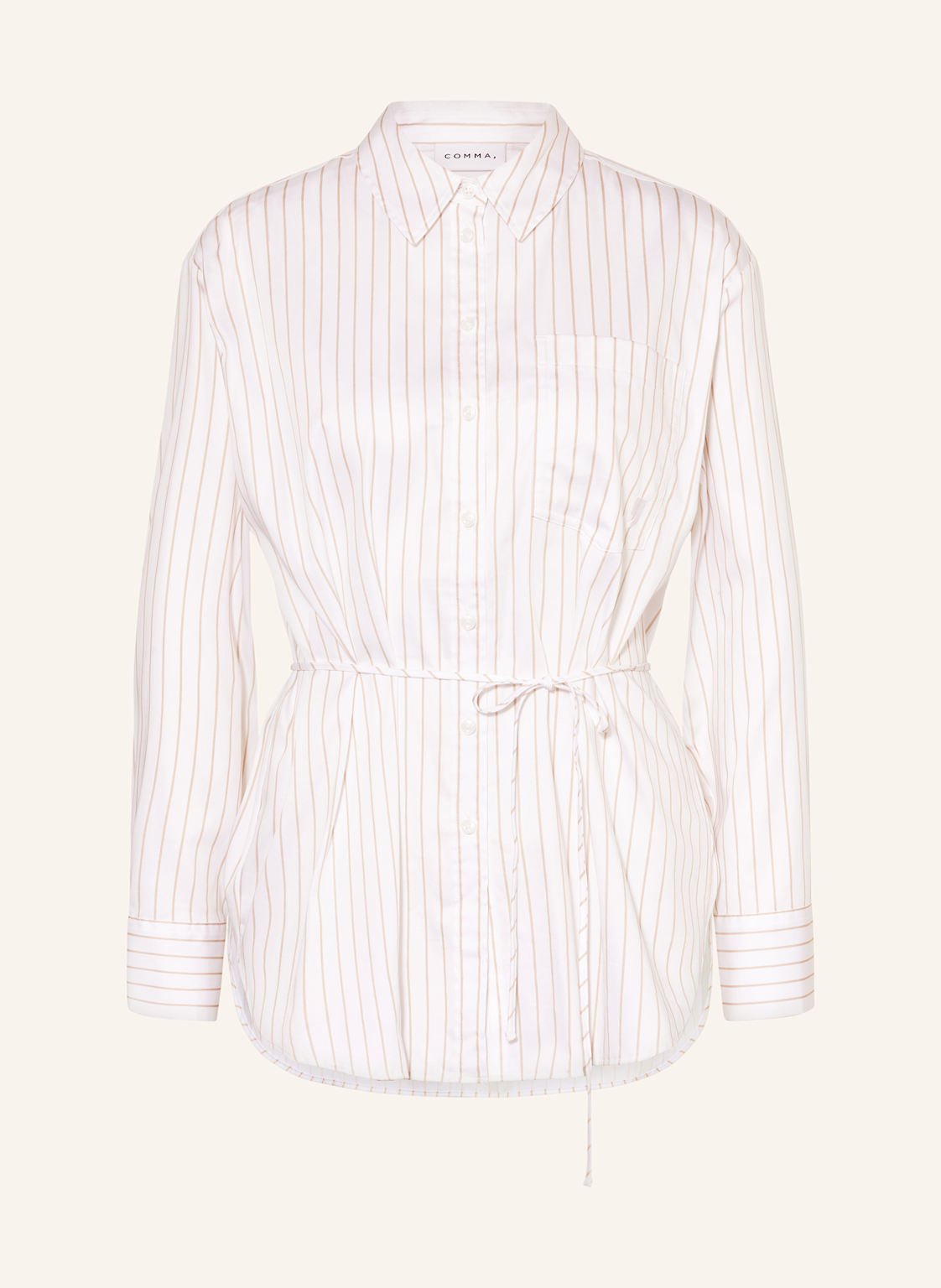 Comma Hemdbluse weiss von comma
