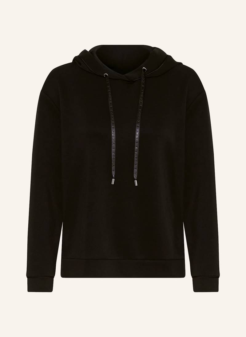 Comma Hoodie schwarz von comma