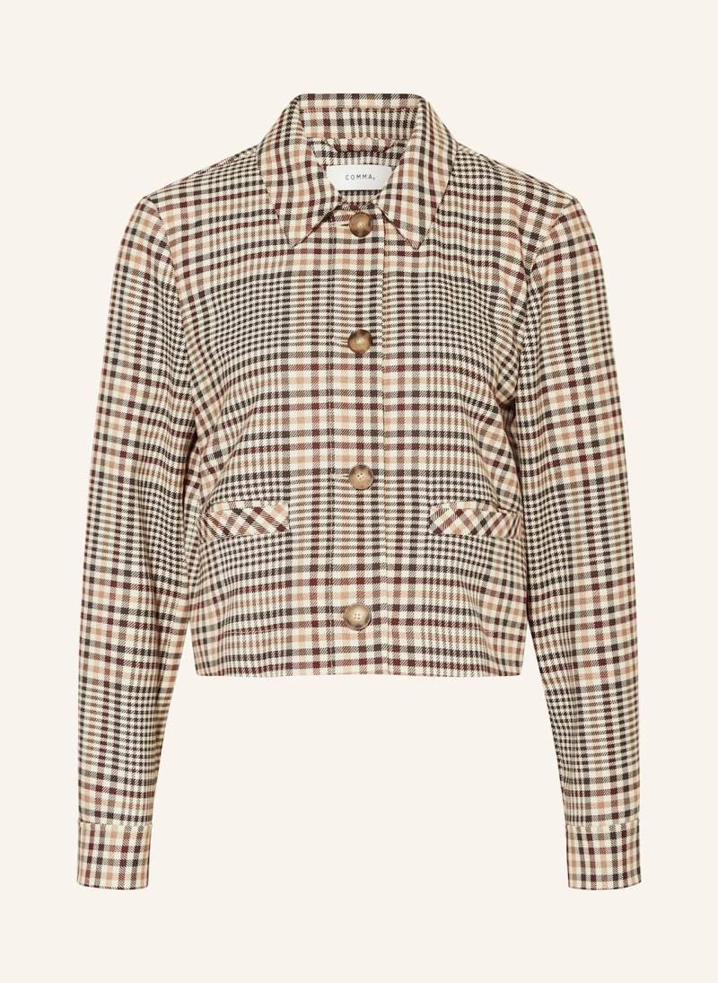 Comma Kastenjacke beige von comma