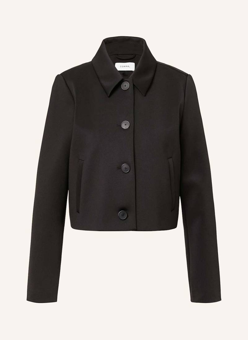 Comma Kastenjacke schwarz von comma