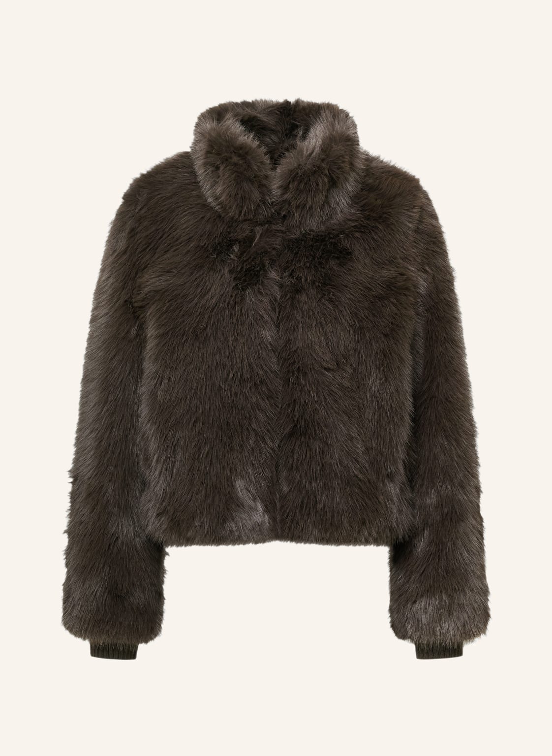 Comma Kunstfell-Jacke braun von comma