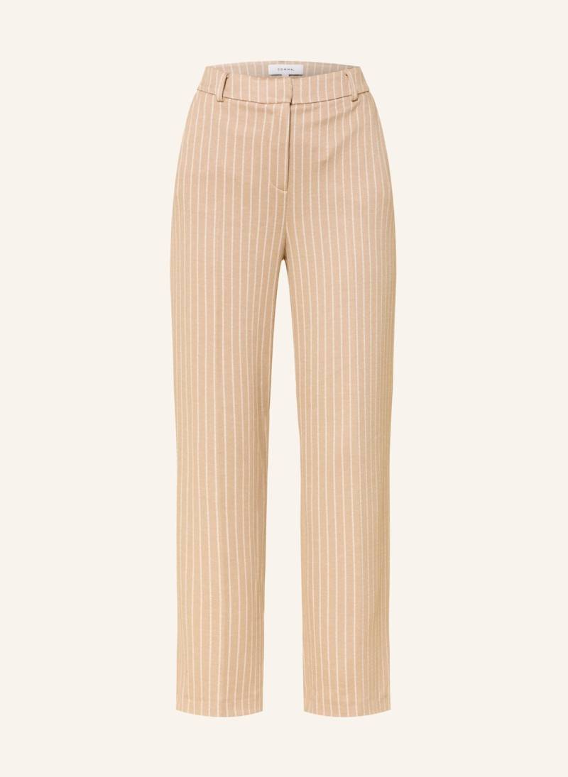 Comma Marlenehose beige von comma