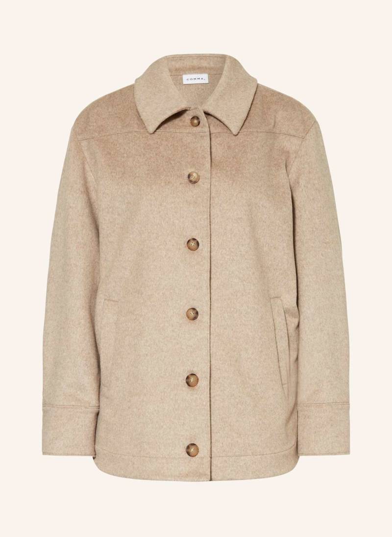 Comma Overjacket beige von comma