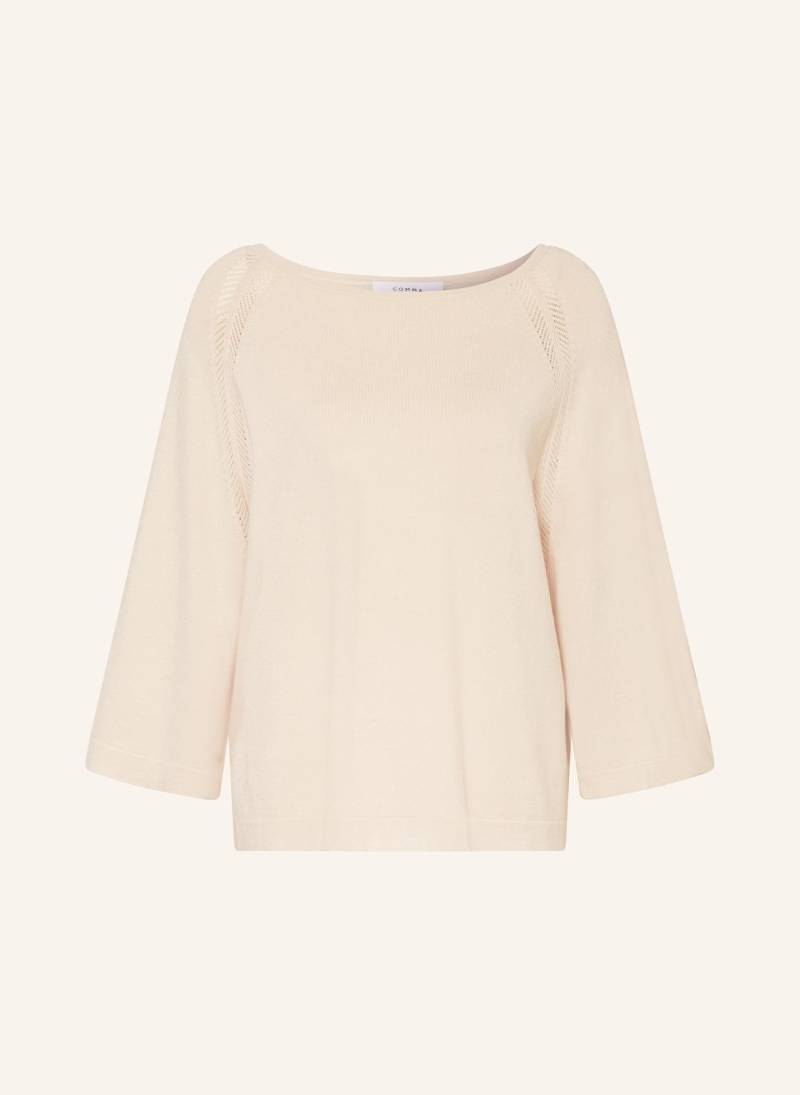 Comma Pullover Mit 3/4-Arm beige von comma
