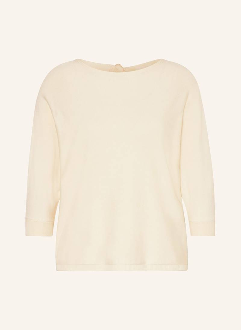 Comma Pullover Mit 3/4-Arm weiss von comma