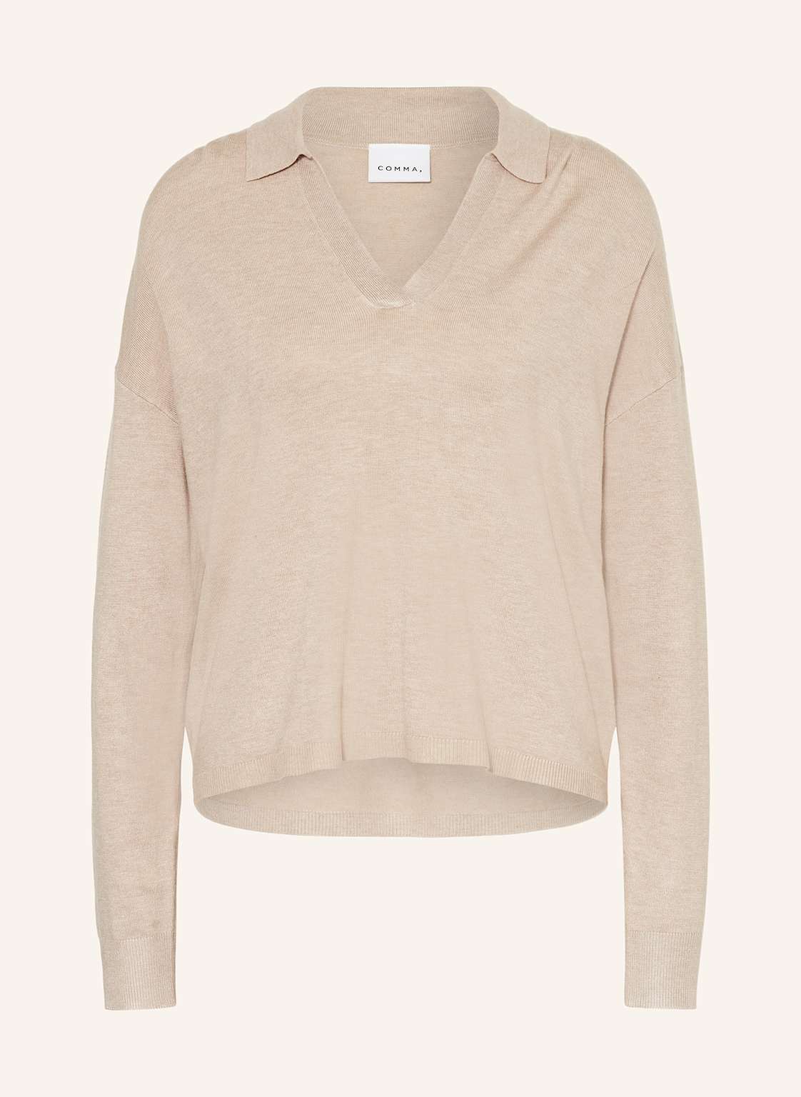 Comma Pullover beige von comma
