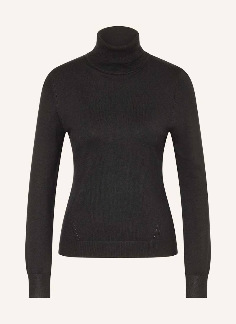Comma Rollkragen-Pullover schwarz von comma