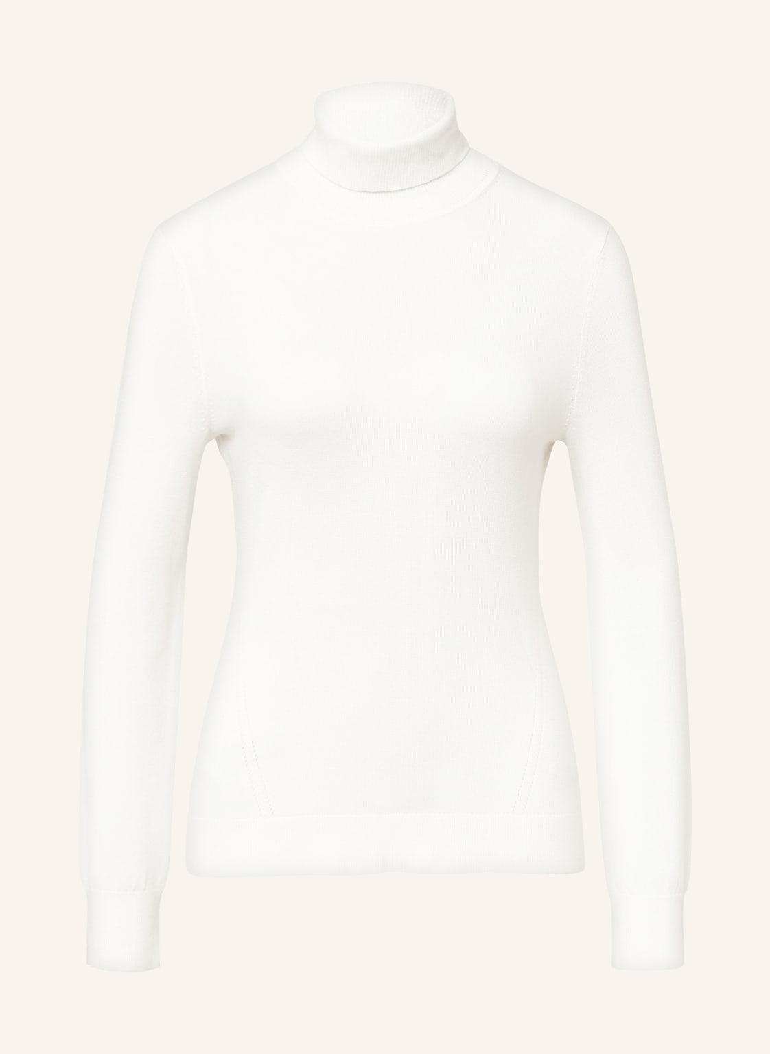 Comma Rollkragen-Pullover weiss von comma