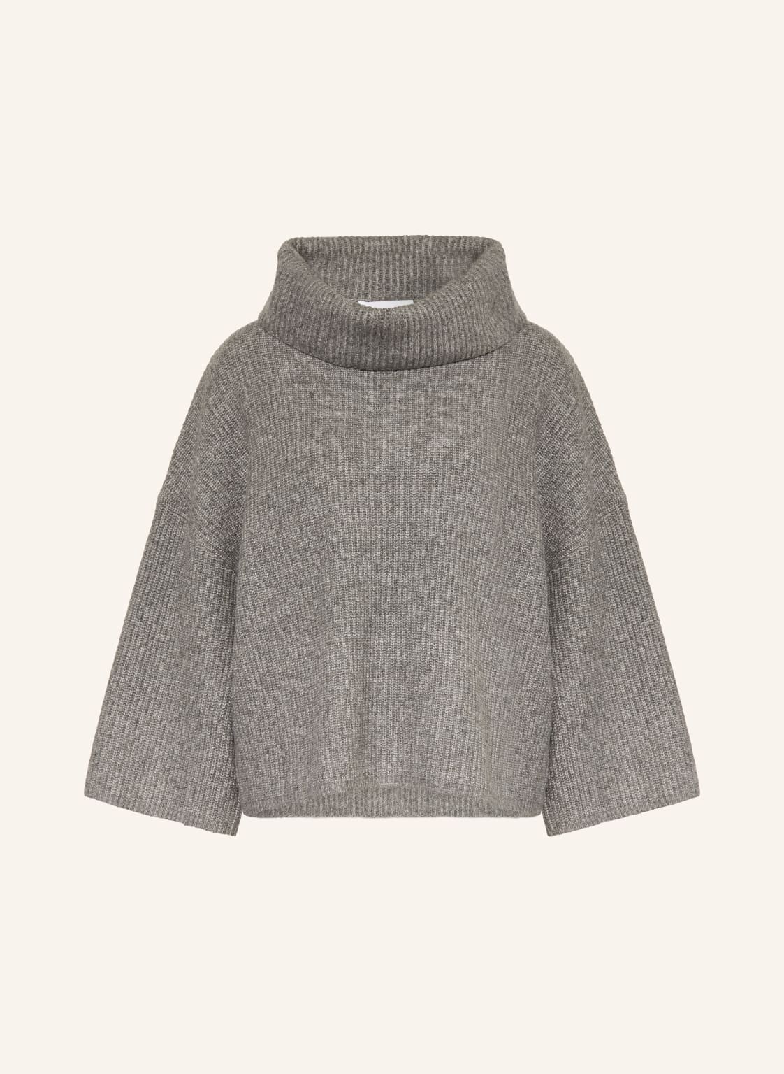 Comma Rollkragenpullover grau von comma