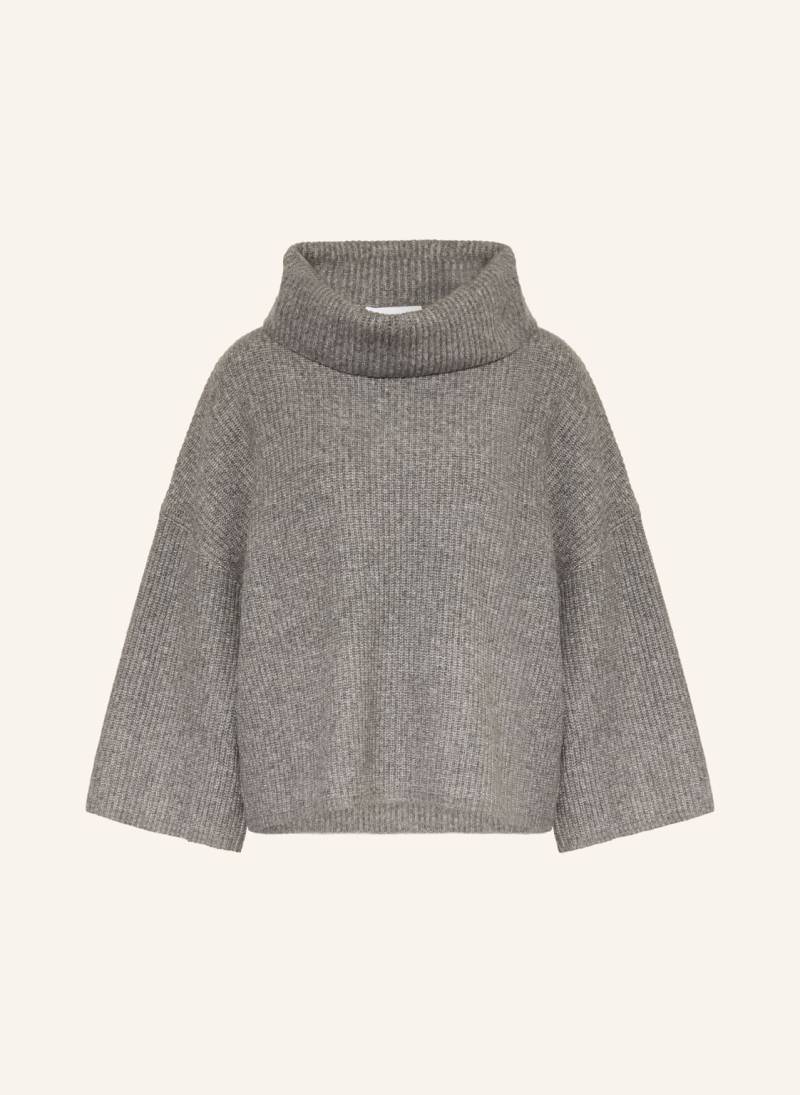 Comma Rollkragenpullover grau von comma