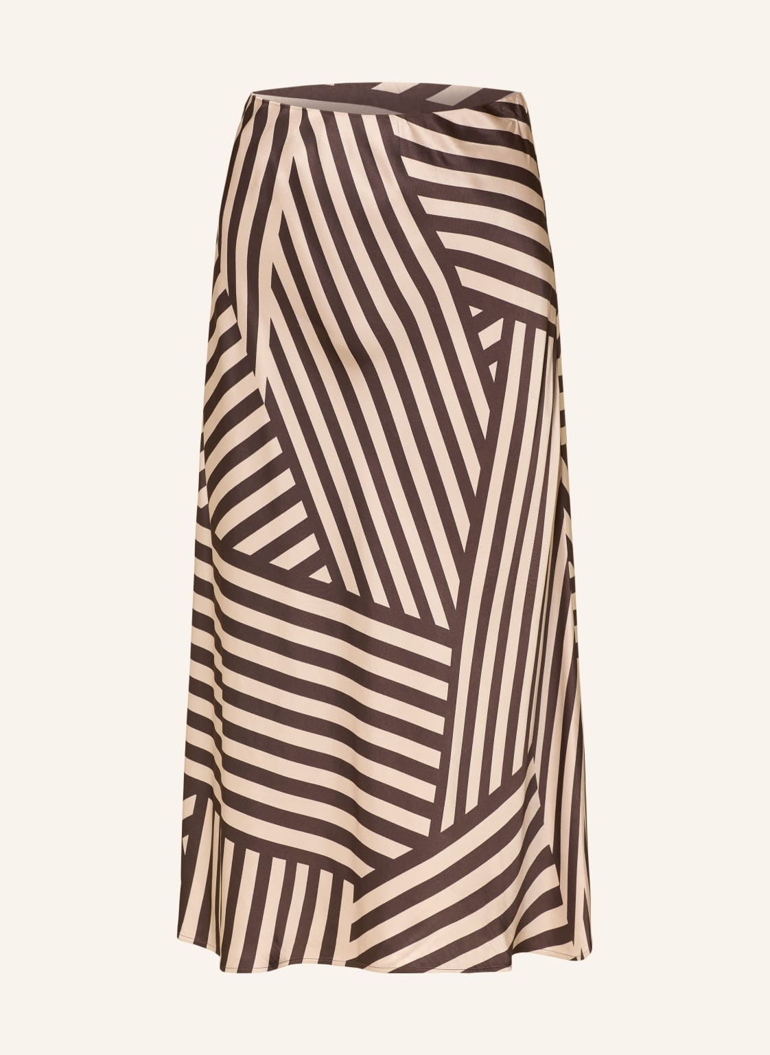 Comma Satinrock braun von comma