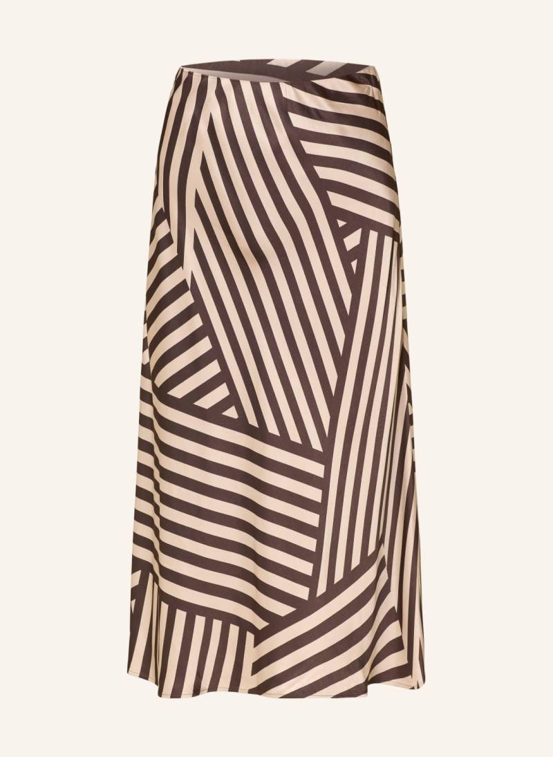 Comma Satinrock braun von comma