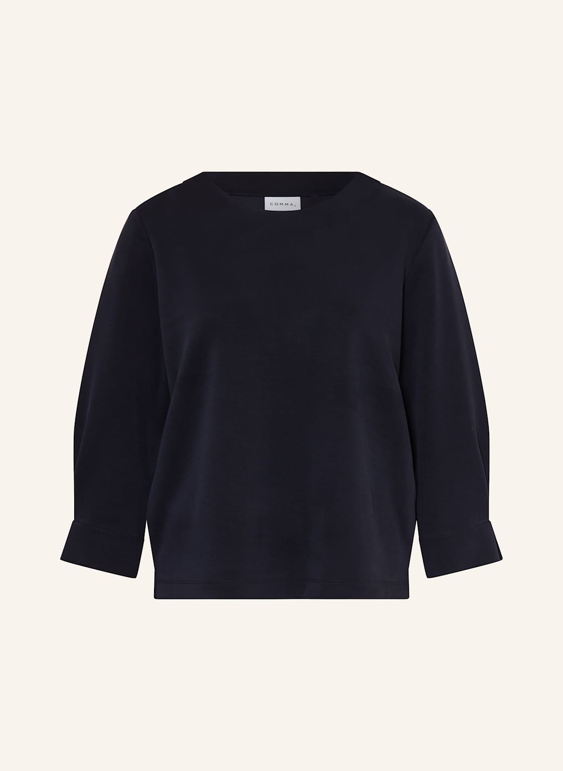 Comma Shirt Mit 3/4-Arm blau von comma
