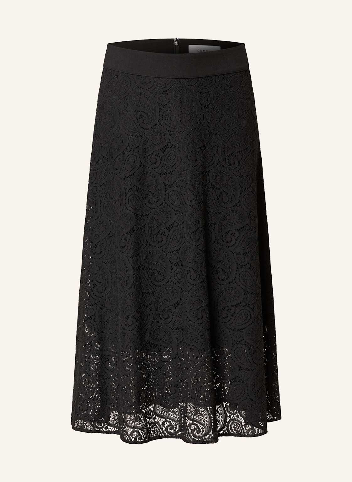 Comma Spitzenrock schwarz von comma