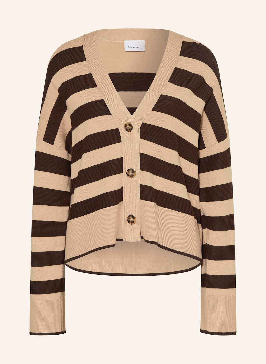 Comma Strickjacke beige von comma