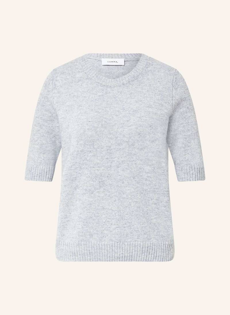 Comma Strickshirt grau von comma