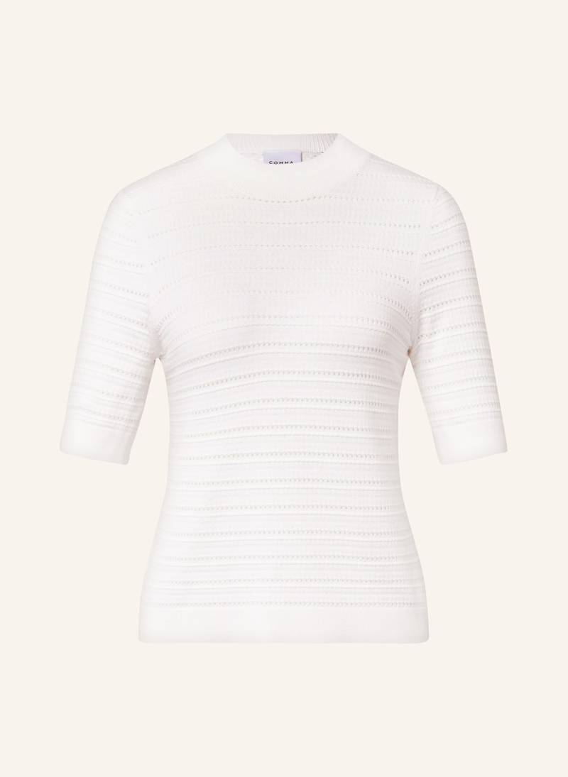 Comma Strickshirt weiss von comma