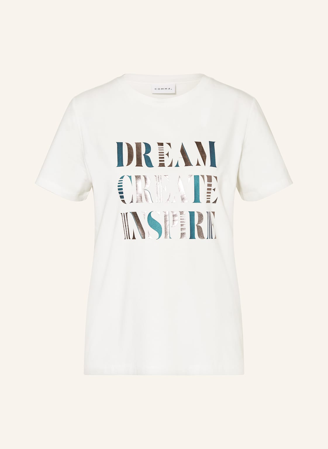 Comma T-Shirt weiss von comma