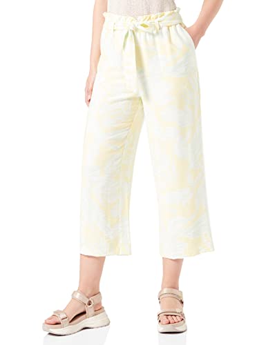 comma Damen 60.2.61.18.180.2129126 Hose, 11C4 gelb|Mehrfarbig, 36 von comma