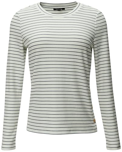 T-Shirt Langarm mit Lurexstreifen von comma