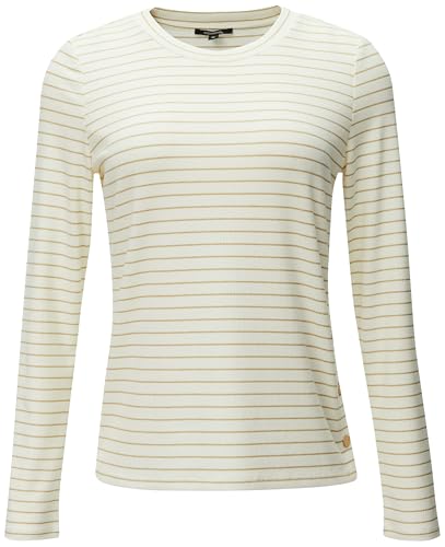 T-Shirt Langarm mit Lurexstreifen von comma