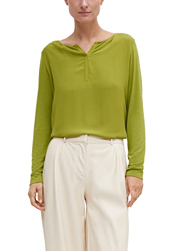 comma Damen 60.2.61.12.130.2126194 T-Shirt, 7770 Olive, 40 von comma