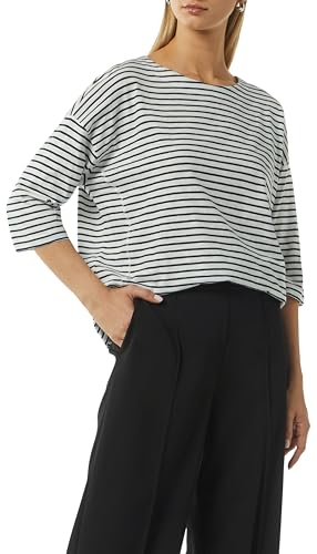 T-Shirt gestreift 3/4 Arm von comma