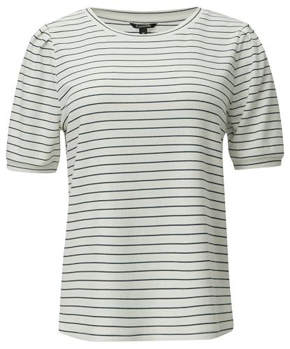 T-Shirt mit Lurexstreifen von comma