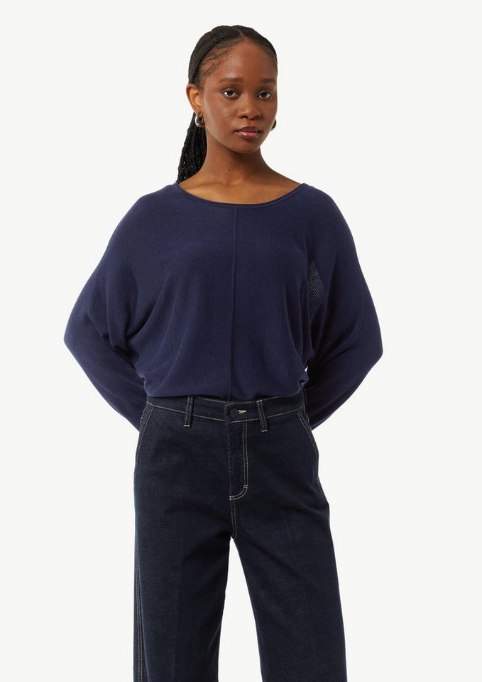 comma 3/4 Arm-Pullover Strickpullover (1-tlg) von comma
