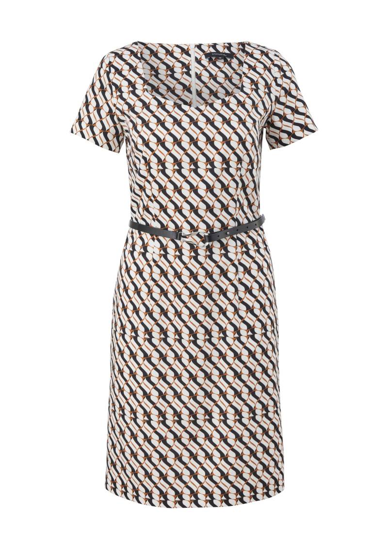 comma - Baumwollkleid weiß - Gr. - 36 von comma