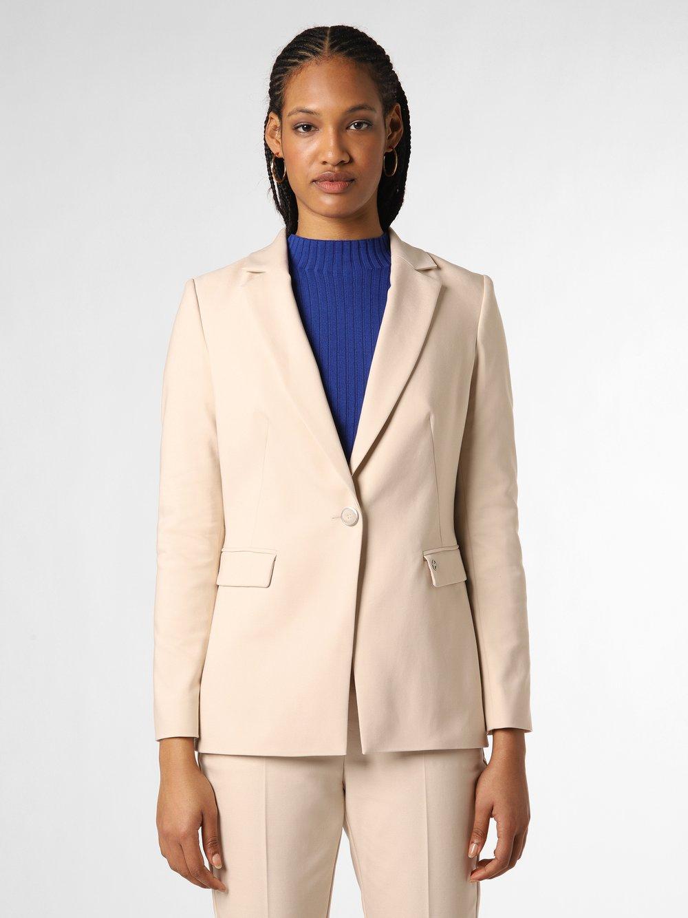 comma Blazer Damen Baumwolle, beige von comma,