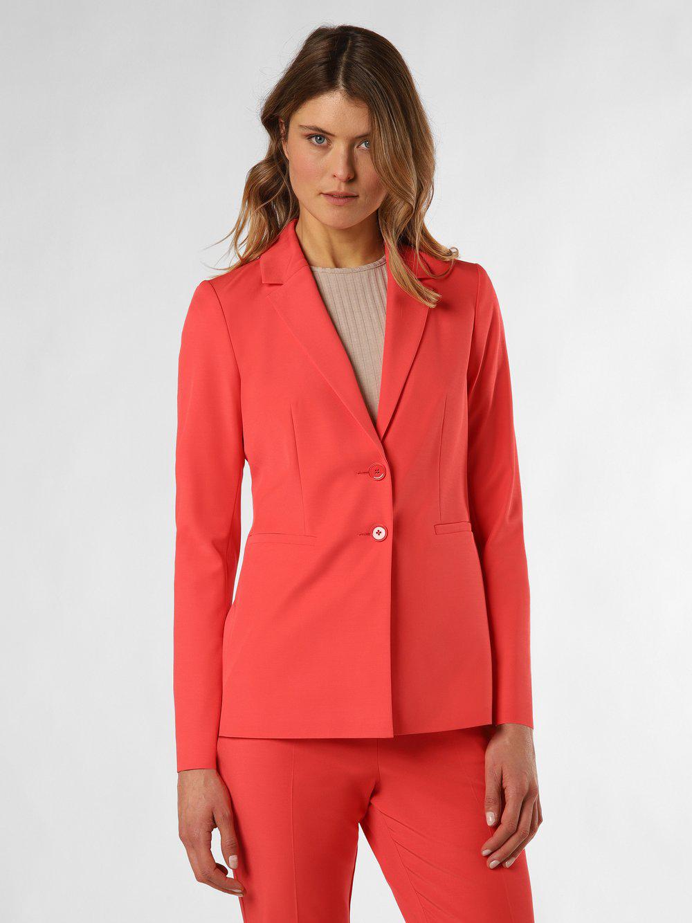 comma Blazer Damen Viskose, koralle von comma,