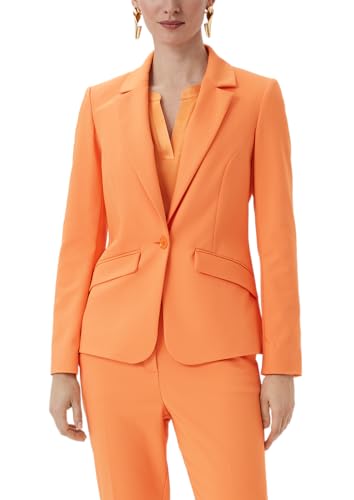 comma Blazer aus Baumwollmix orange 40 von comma