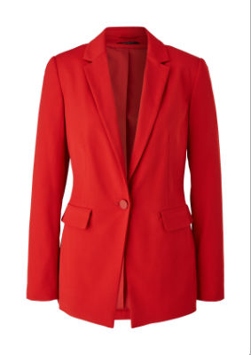 comma Blazer langarm - rot - 46 von comma