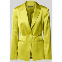 comma Blazer mit Bindegürtel in Gruen, Größe 40 von comma