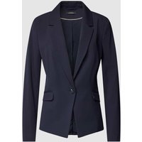 comma Blazer mit Knopfverschluss in Marine, Größe 40 von comma