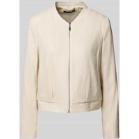 comma Regular Fit Blazer aus Viskose-Mix mit Leinen-Anteil in Sand, Größe 44 von comma