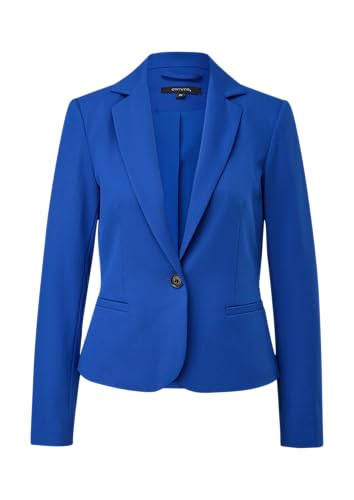 comma Damen 2147774 Business-Anzug Jacke, 5603 blau, 46 von comma