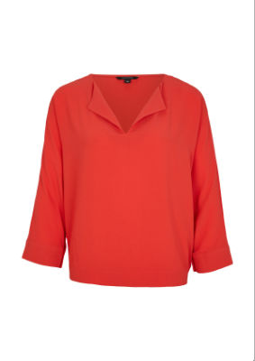 comma Bluse 3/4 Arm - rot - 46 von comma