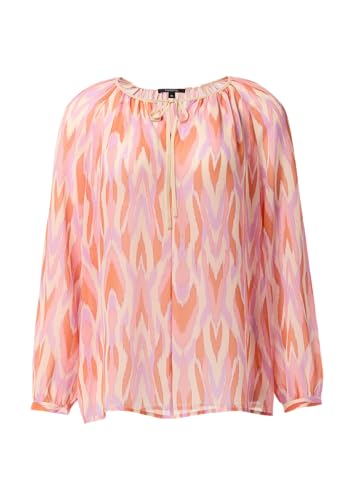 comma Chiffonbluse mit Allovermuster Mehrfarbig 38 von comma