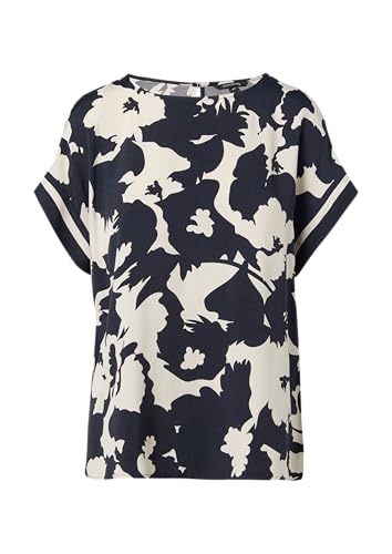 comma Blusenshirt aus Viskose Navy 44 von Comma