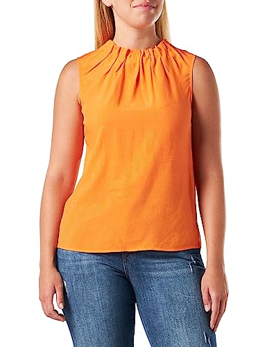 comma Damen 60.2.61.10.100.2137449 Bluse, 2335 orange, 36 von comma