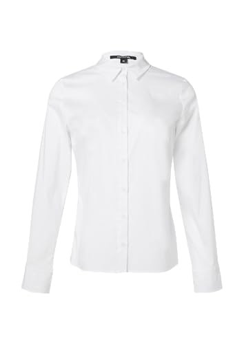 comma Bluse aus Baumwollstretch weiß 38 comma Bluse aus Baumwollstretch weiß 38 von comma