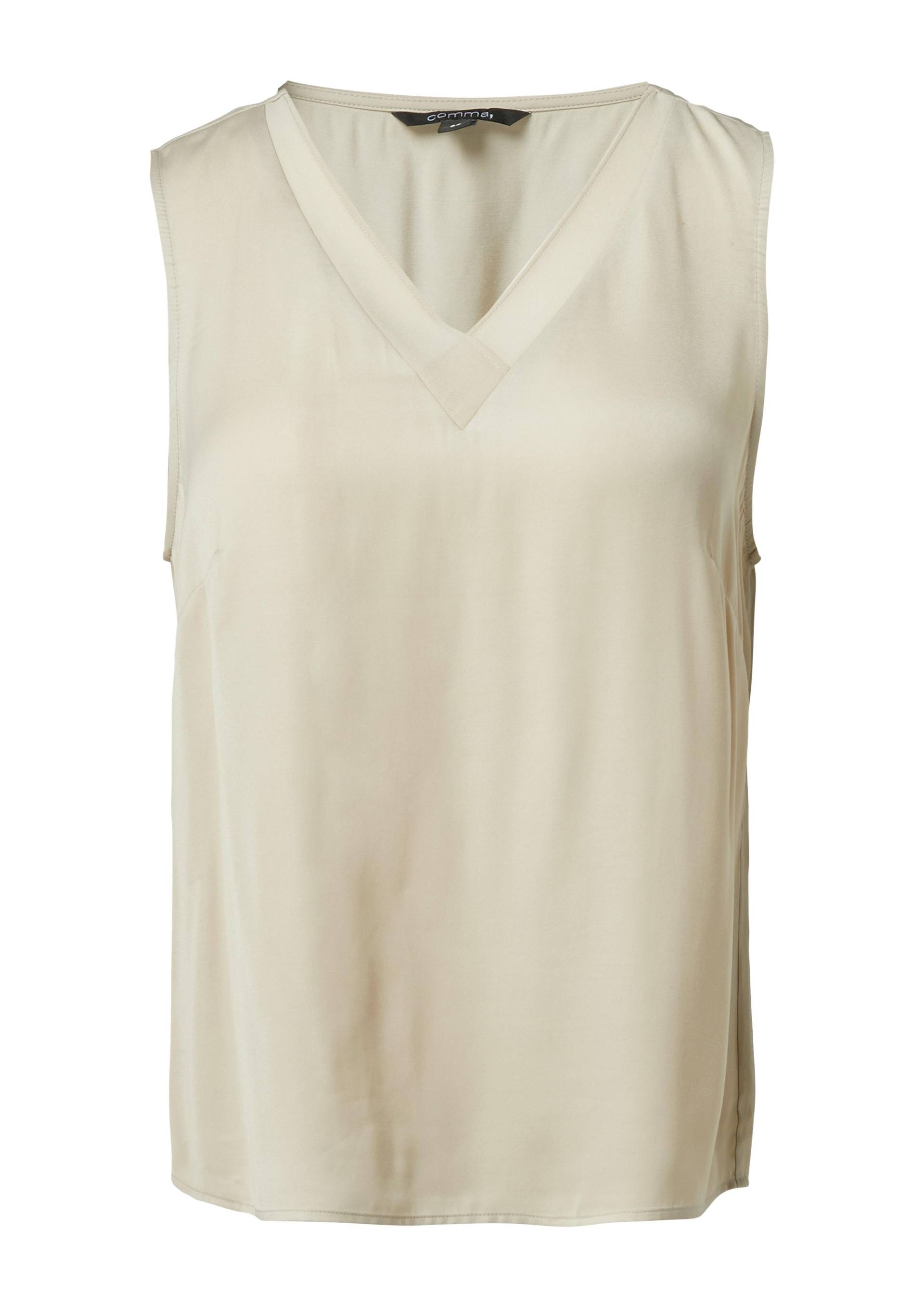 comma - Bluse beige - Gr. - 40 von comma