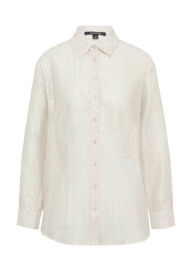 comma - Bluse beige - Gr. - 48 von comma