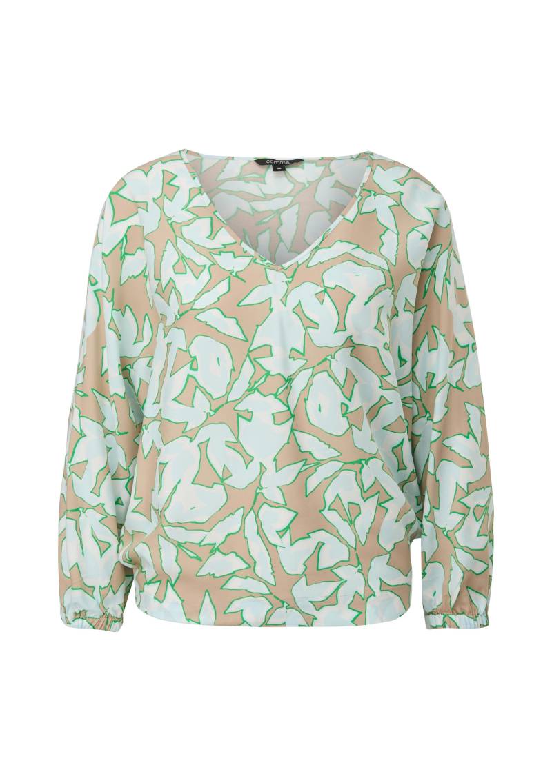 comma - Bluse beige|mehrfarbig - Gr. - 38 von comma