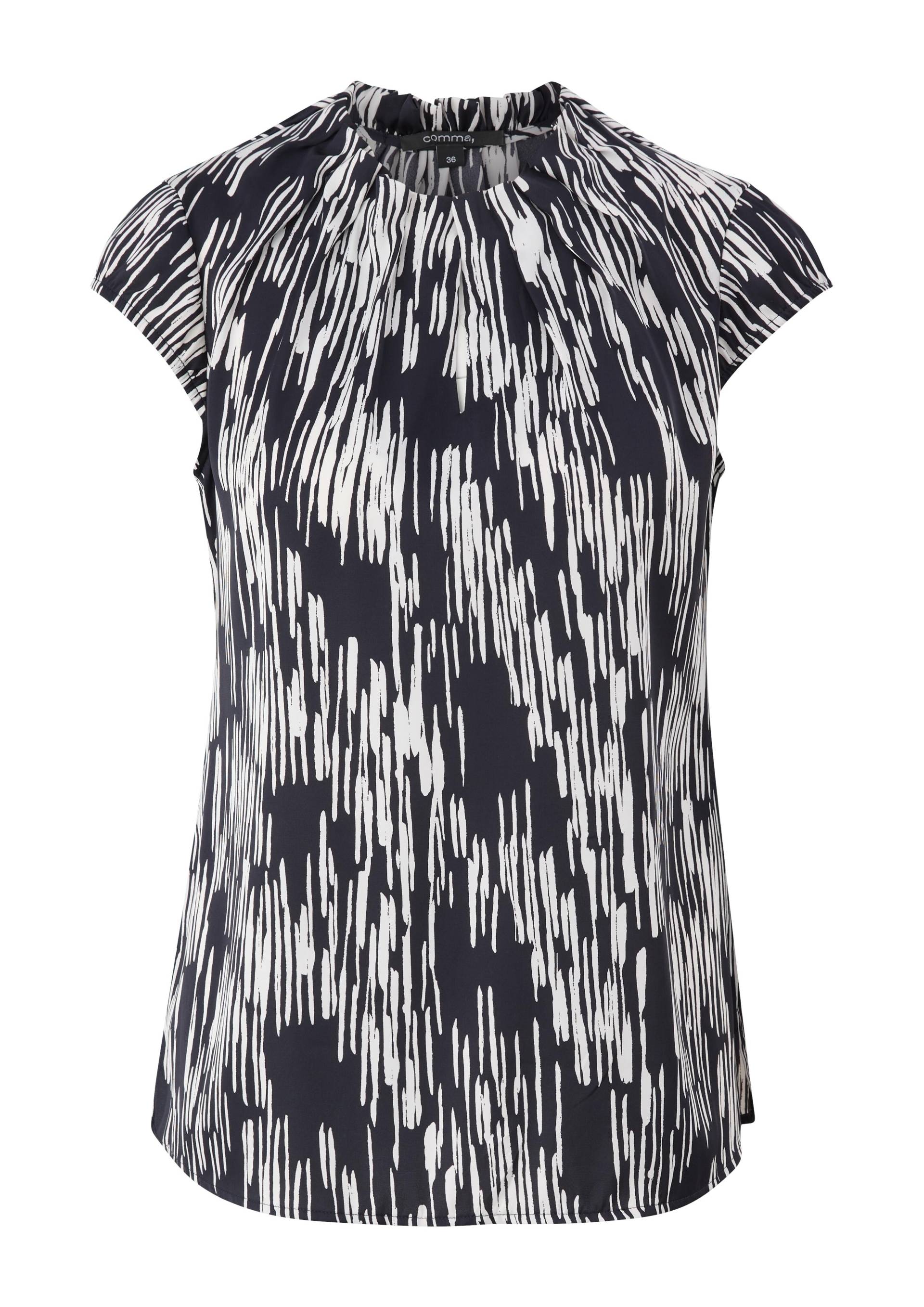 comma - Bluse blau - Gr. - 34 von comma